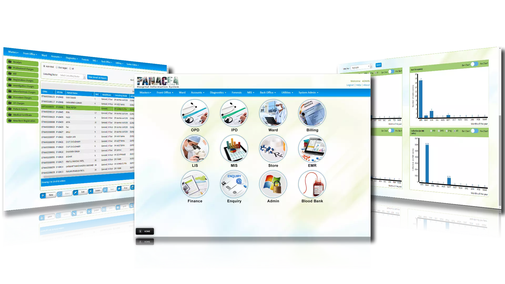 Hospital Database Management System Patient Database Management System Software Screenshots